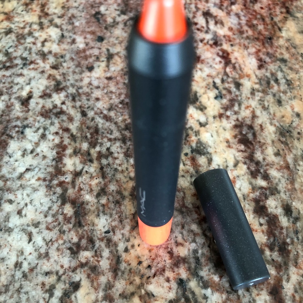 Mac velvetease lip pencil Color is Temper Tantrum